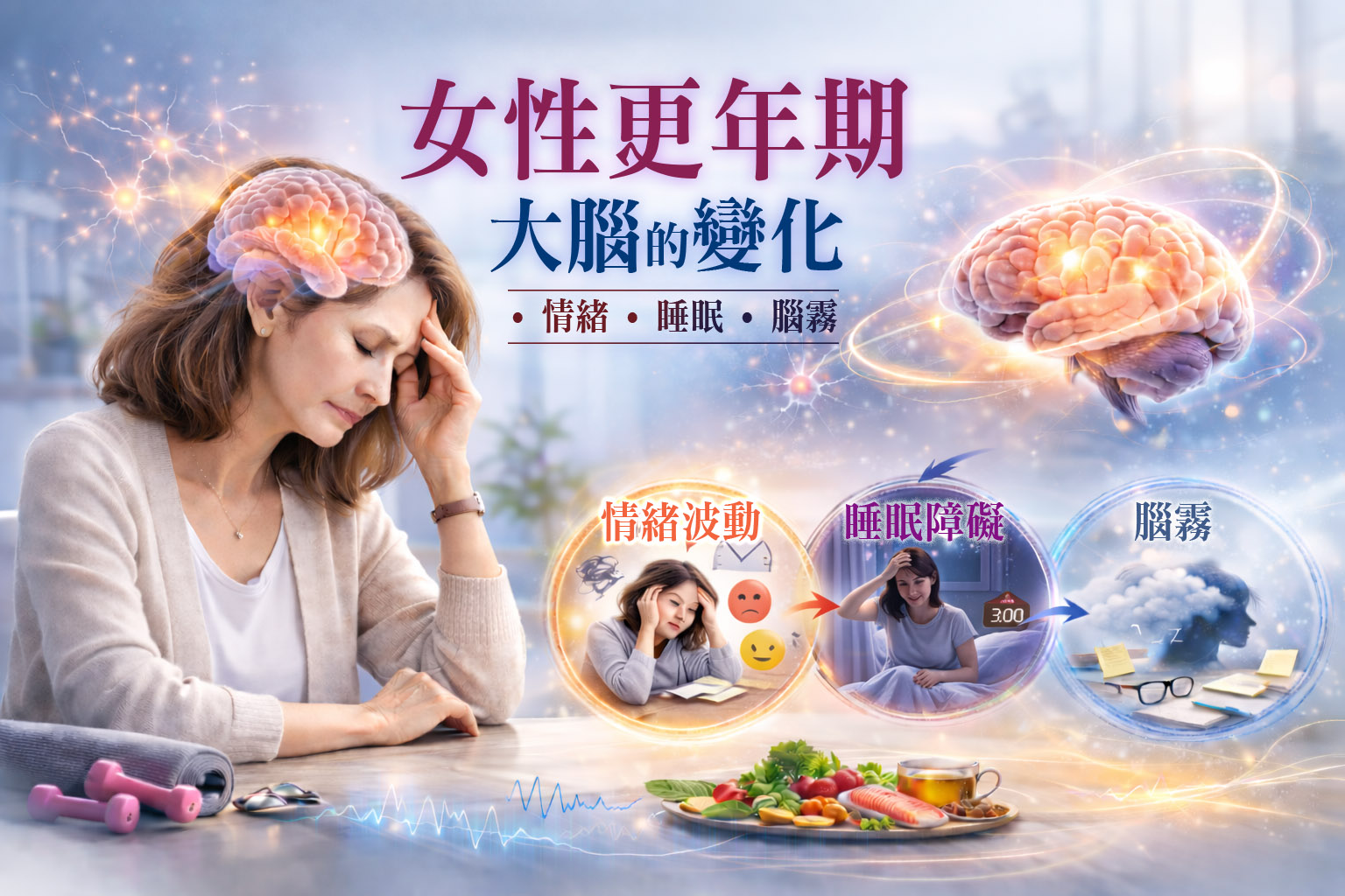 女性更年期大腦變化與治療