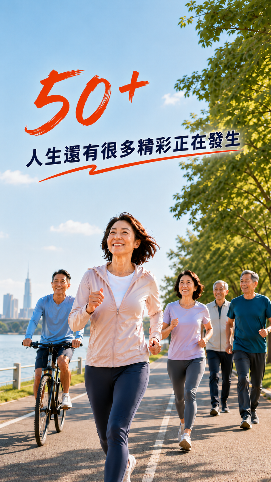 50歲後熟齡族群活力生活與大腦健康